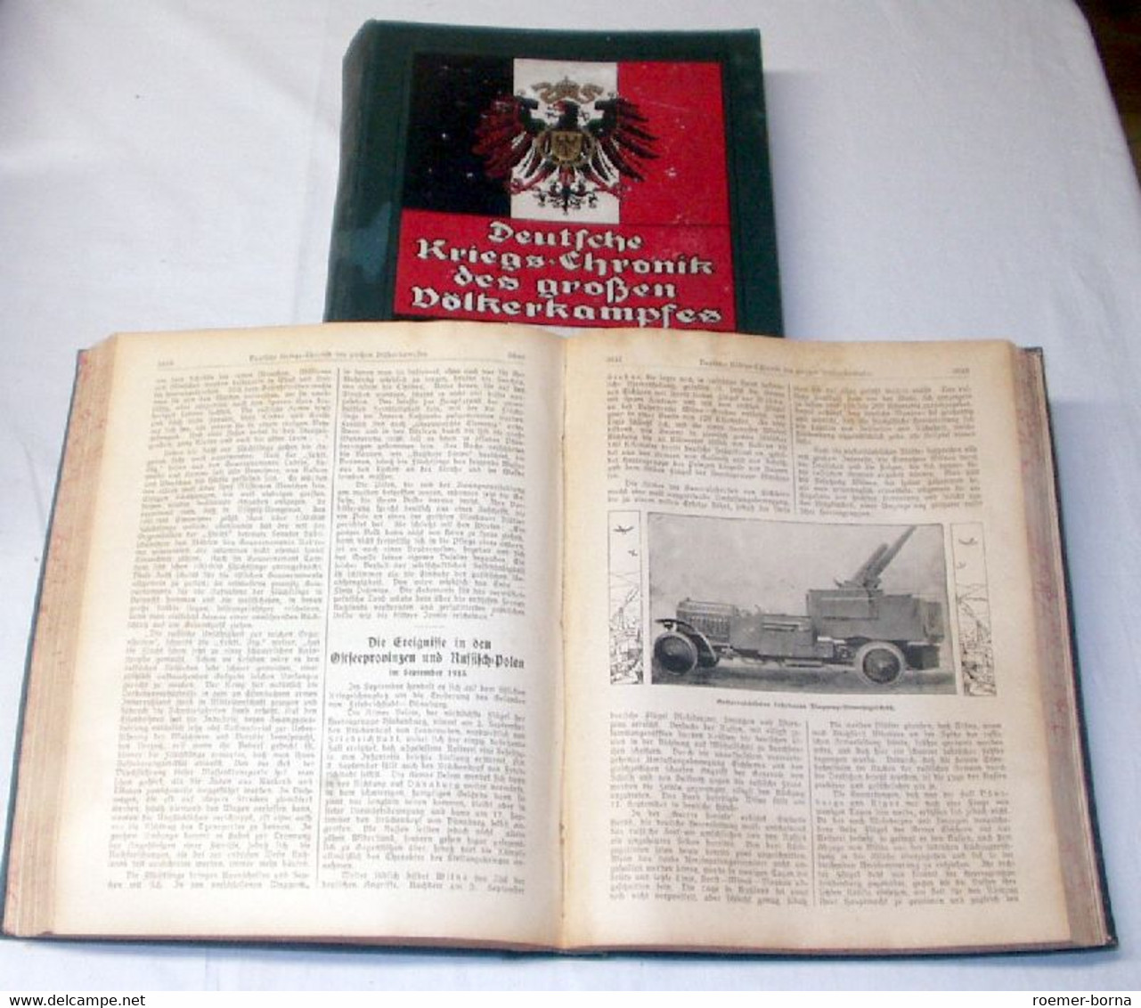 Deutsche Kriegs-Chronik Des Großen Völkerkampfes: II. Und III. Band Der Obererzgebirgischen Zeitung - Policía & Militar