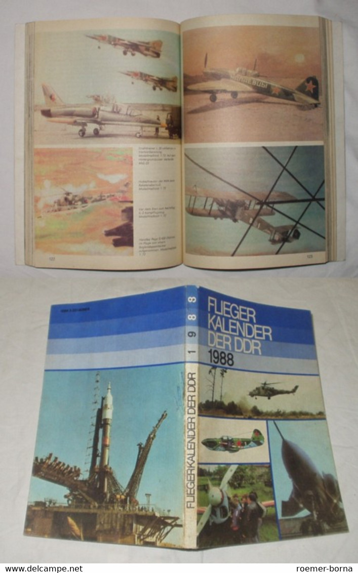 Flieger Kalender Der DDR 1988 - Policía & Militar