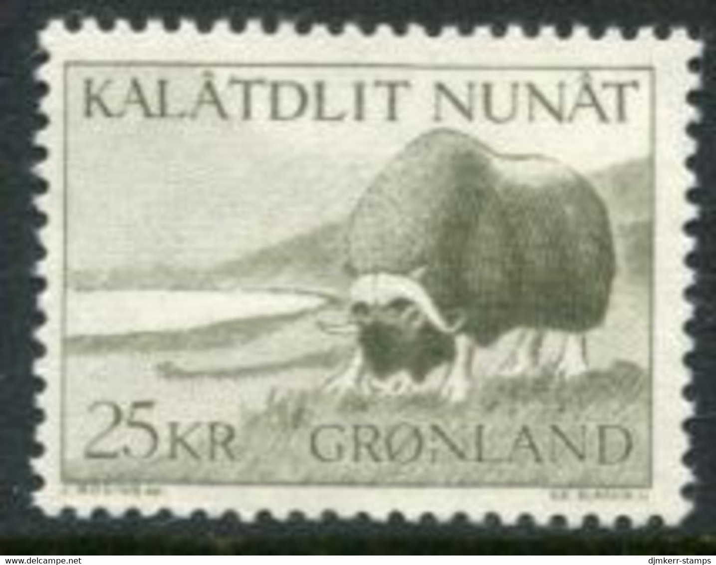 GREENLAND 1969 Musk Ox MNH / **,  Michel 74 - Nuovi