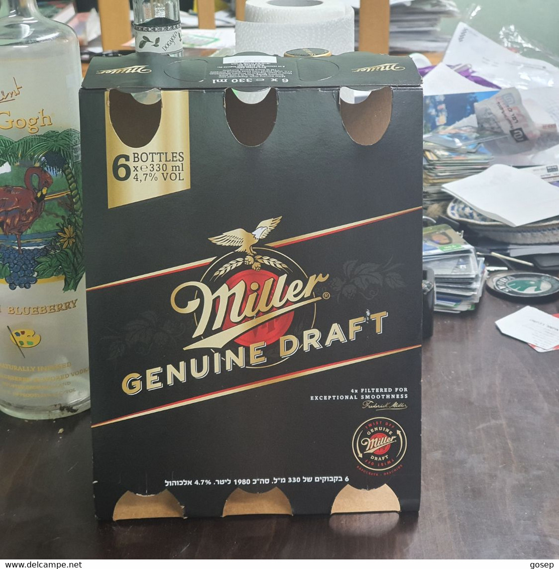 Ceska-muller-GENUINE DRAFT-(23/9/21)-(6pack Bottle)-A Set Of Bottles Of Miller Beers-this Is Box Foto-used - Altri & Non Classificati