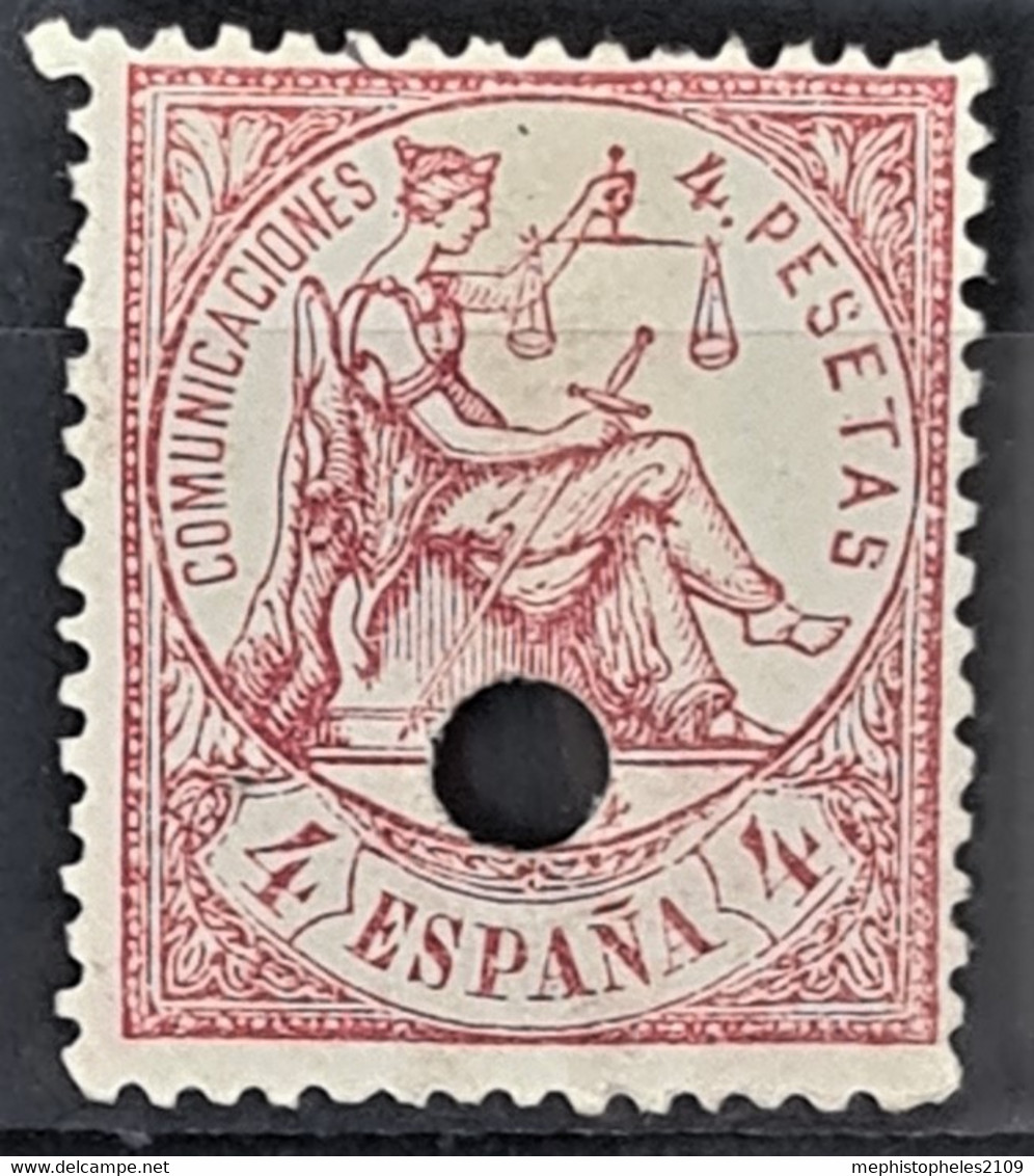 SPAIN 1874 - Canceled - Sc# 209 - 4P - Usati