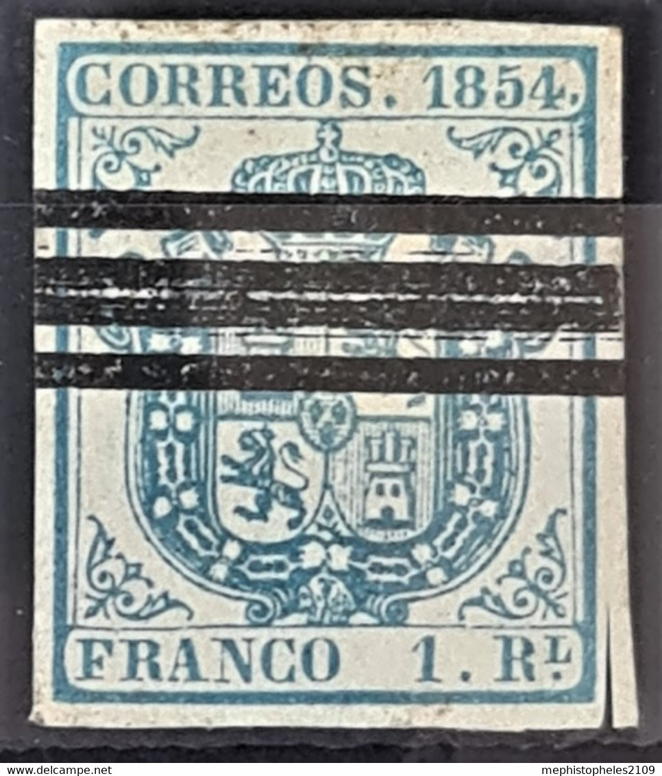 SPAIN 1854 - Canceled - Sc# 33a - 1R - Usados