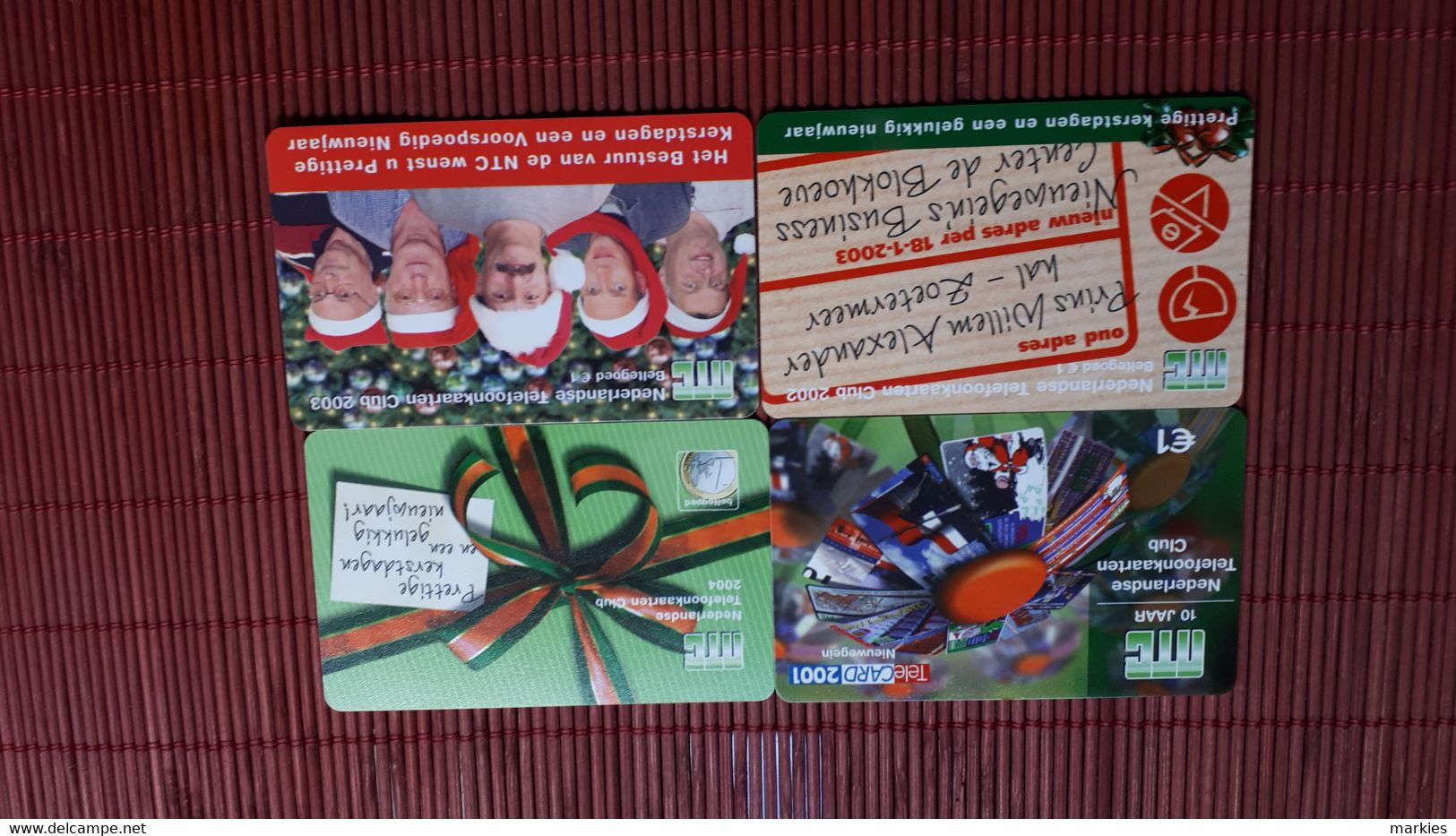 Christmas 4 Cards (Mint,New)  Rare ! - Weihnachten