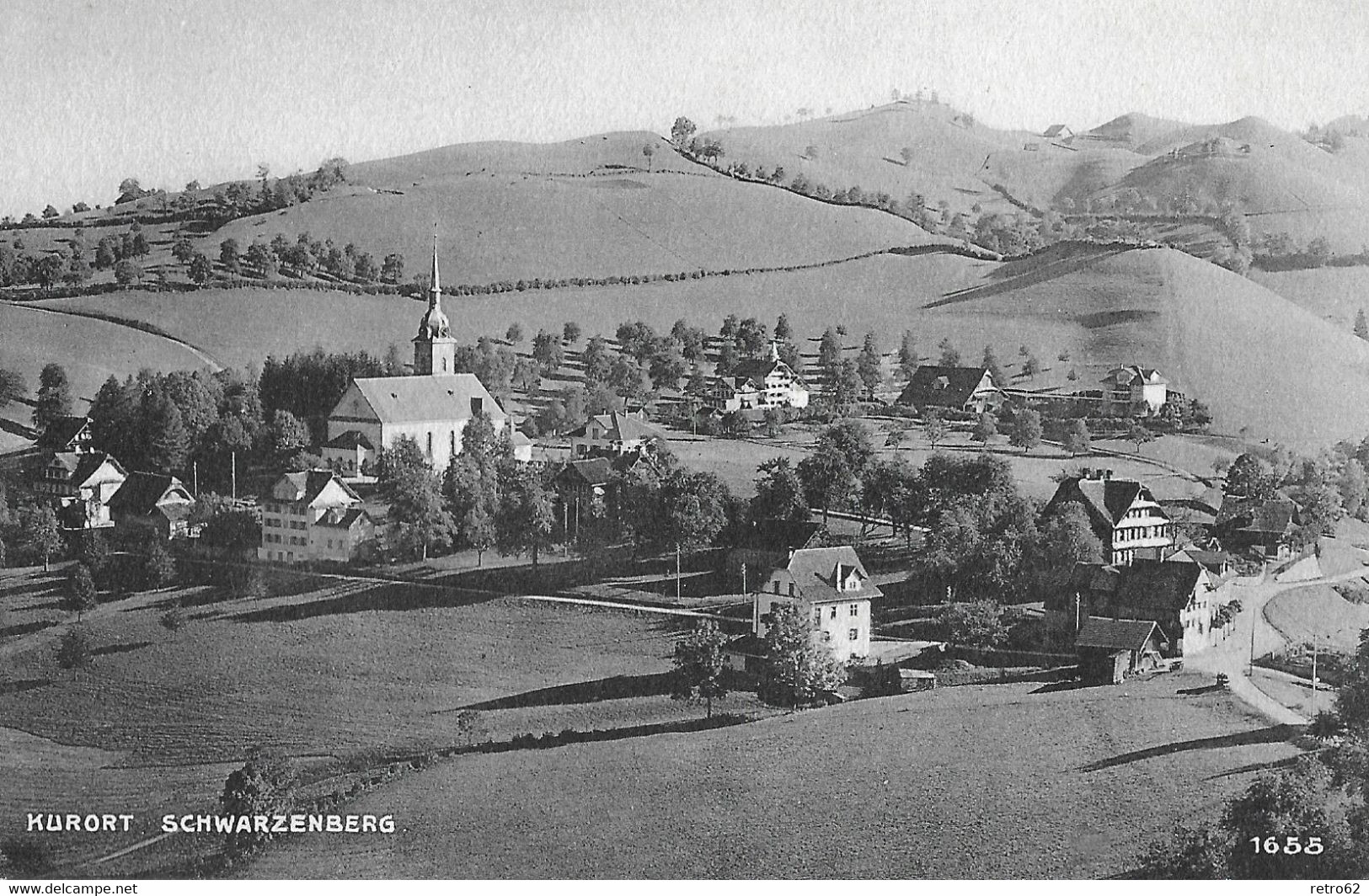 SCHWARZENBERG → Kurort Schwarzenberg Generalansicht Ca. 1920 - Schwarzenberg