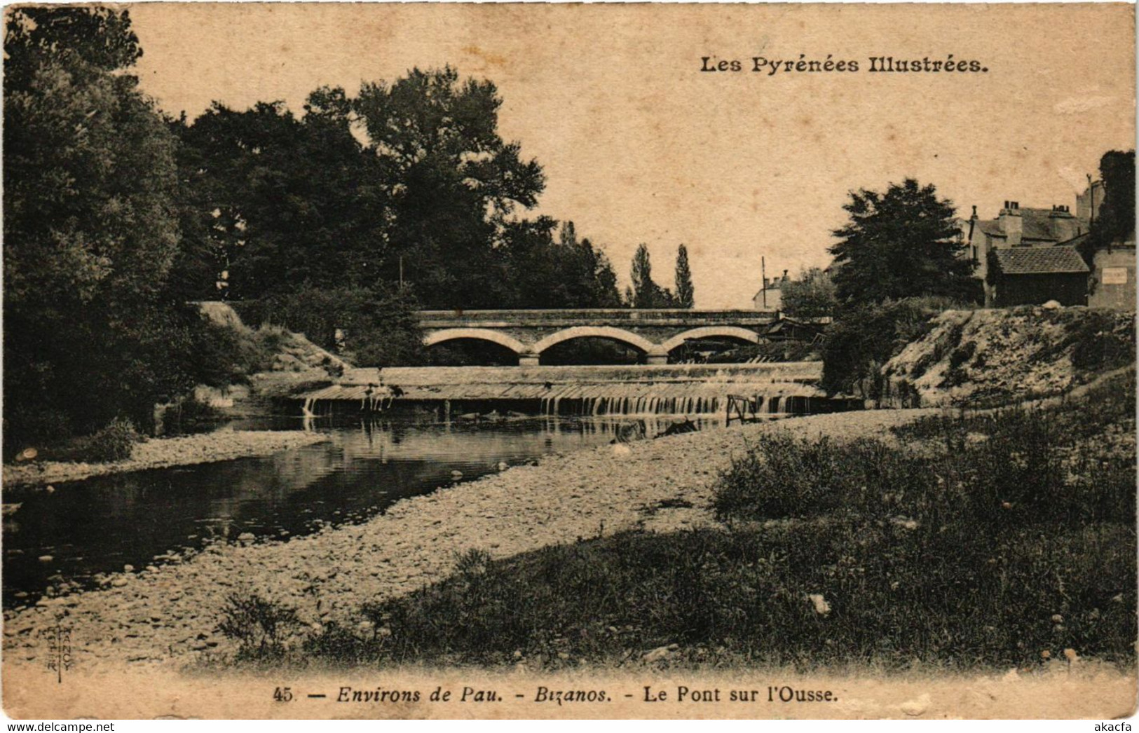 CPA Env. De PAU - Bizanos - Le Pont Sur L'Ousse (450385) - Bizanos