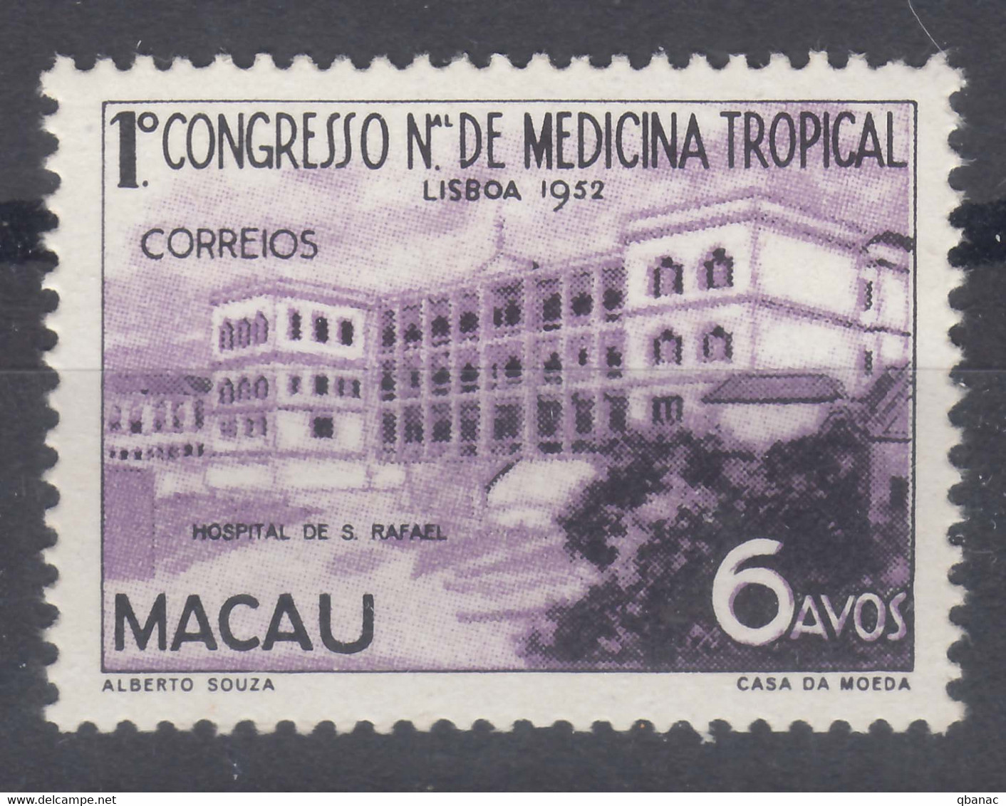 Portugal Macao Macau 1952 Mi#387 Mint Hinged - Neufs