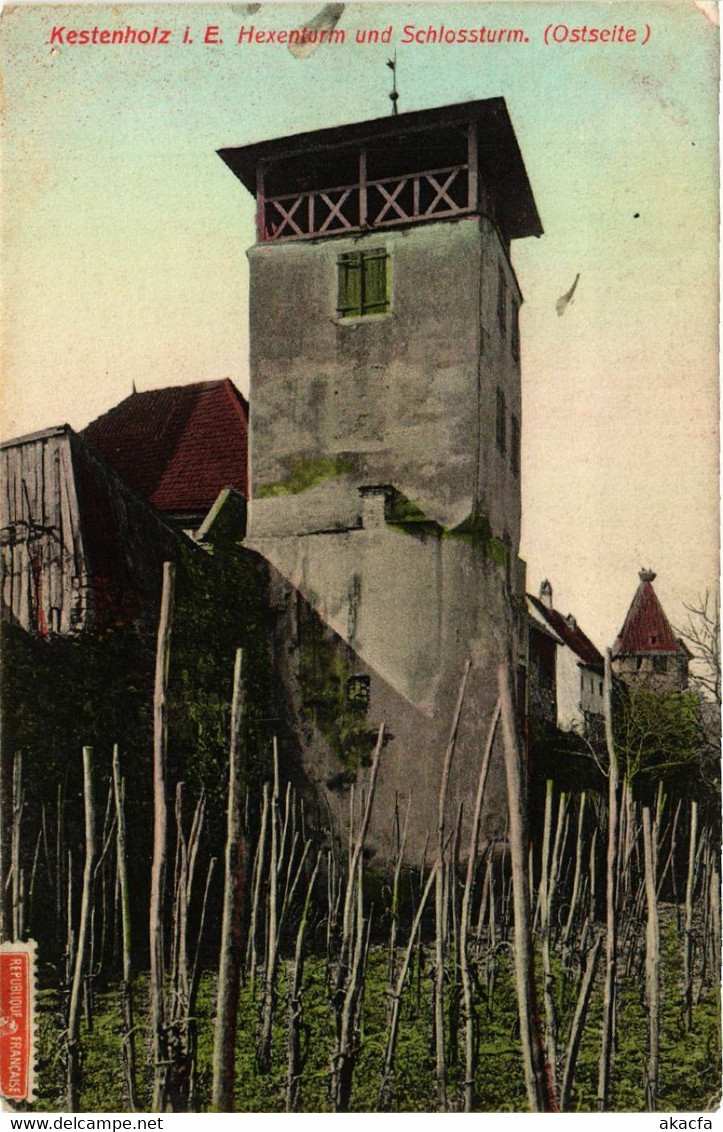 CPA AK KESTENHOLZ Hexenturm Und Schlossturm (452420) - Chatenois