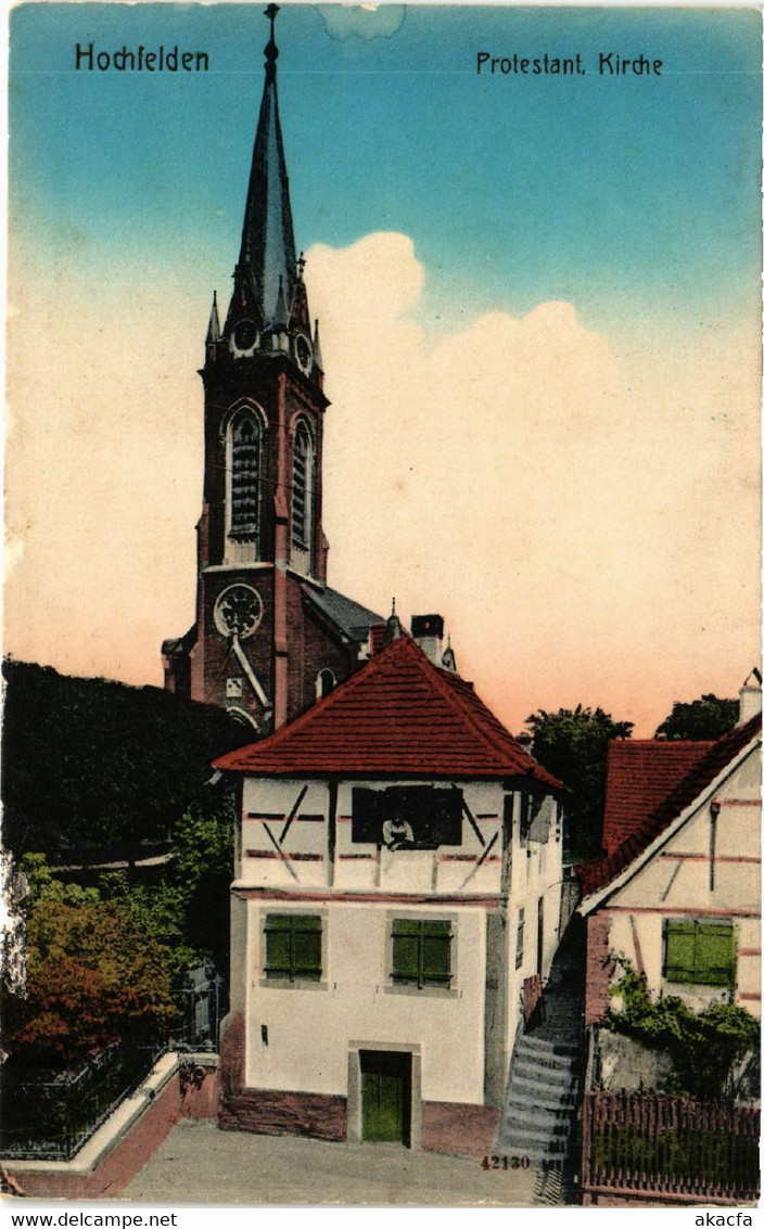 CPA AK HOCHFELDEN - Protestant Kirche (452692) - Hochfelden