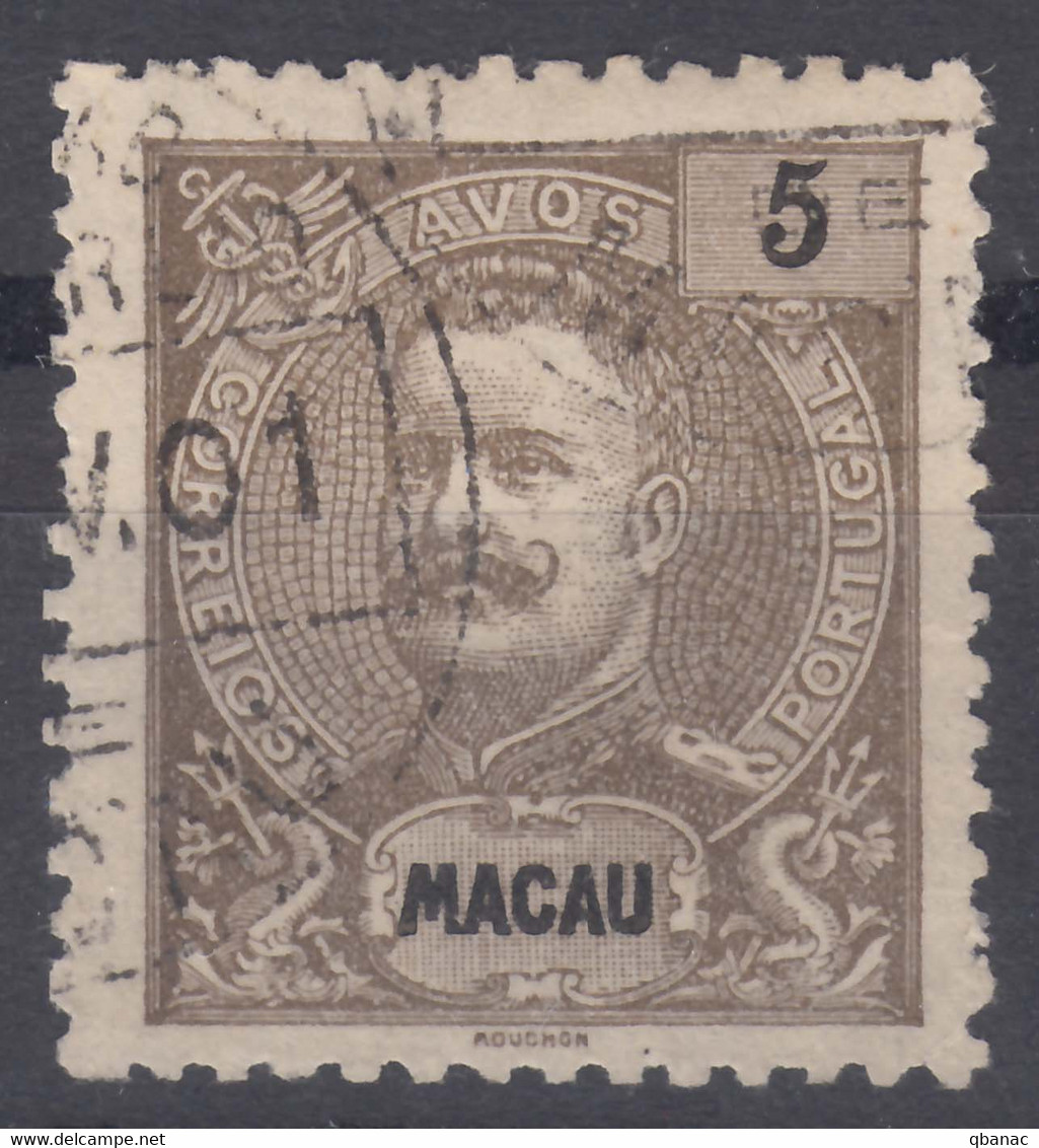 Portugal Macao Macau 1898 Mi#84 Used - Oblitérés