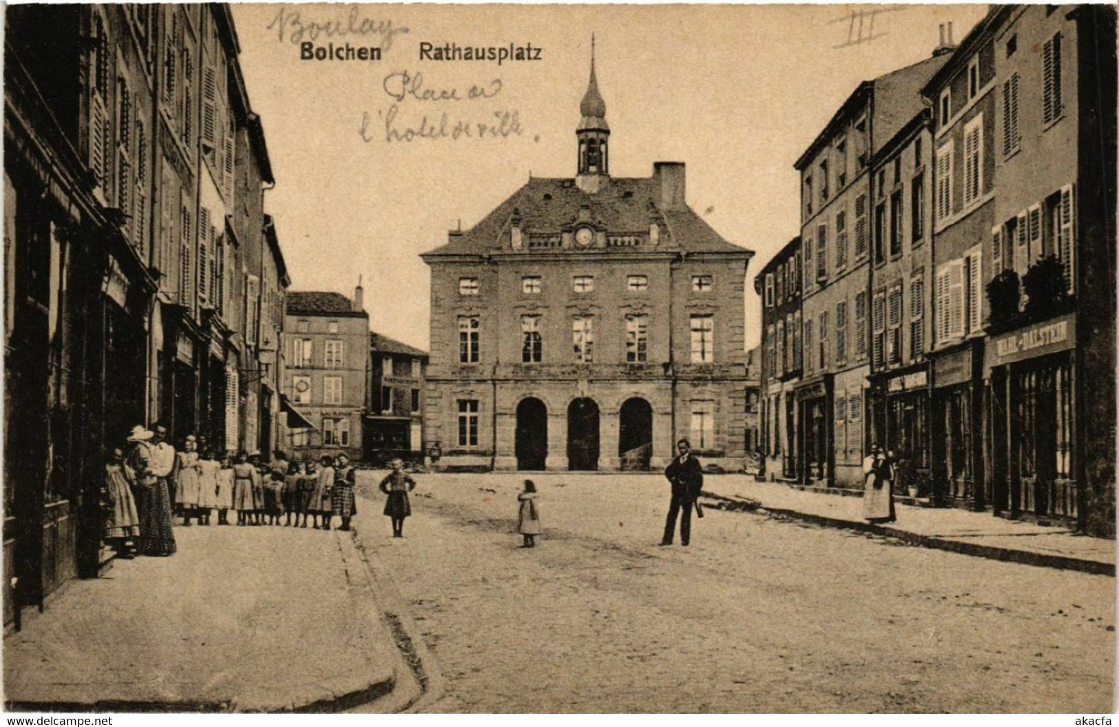 CPA AK BOLCHEN - Rathausplatz (454871) - Boulay Moselle