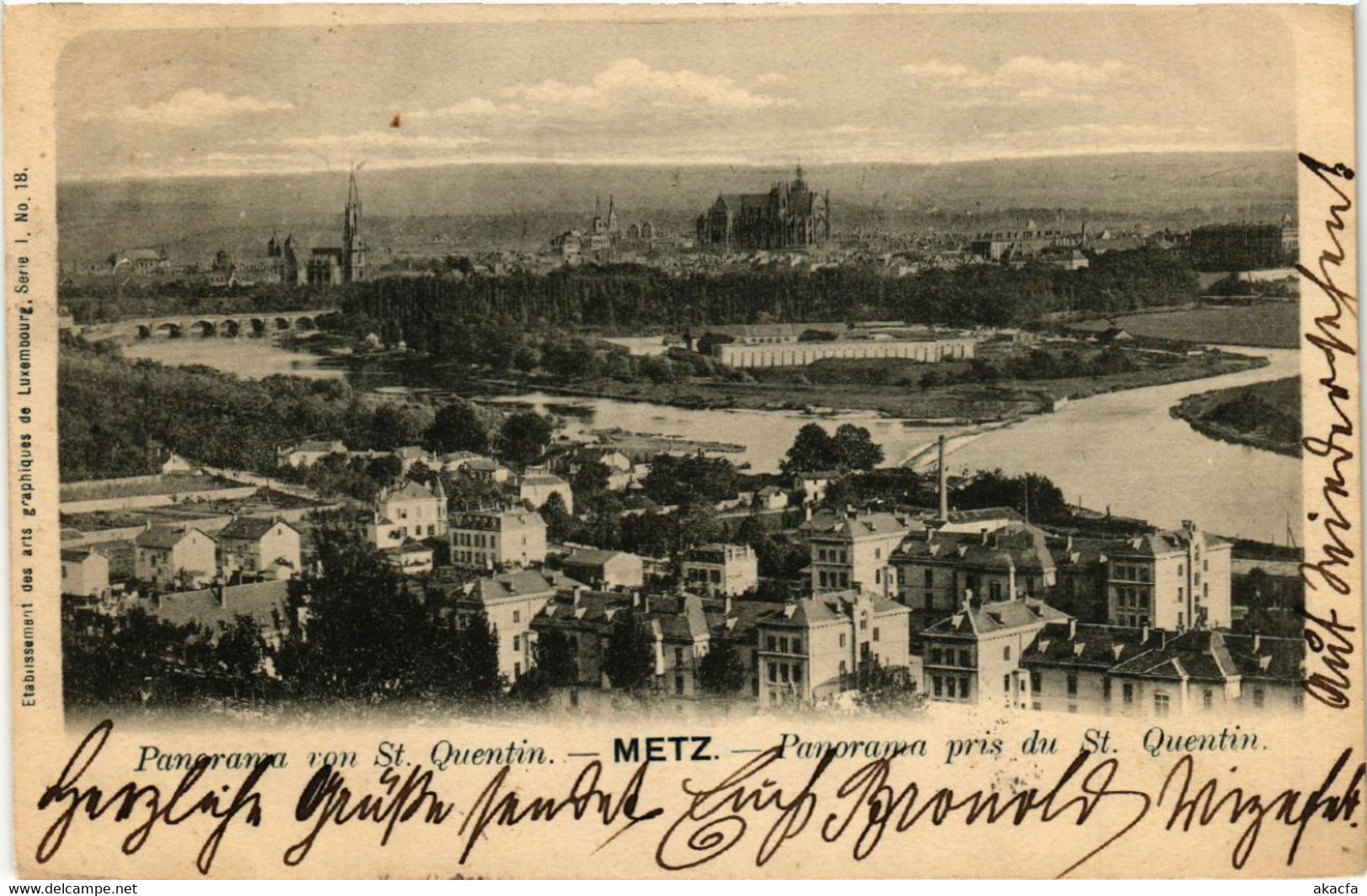 CPA AK Panorama Von St-QUENTIN - METZ - Panorama Pris Du St-QUENTIN (455023) - Metz Campagne