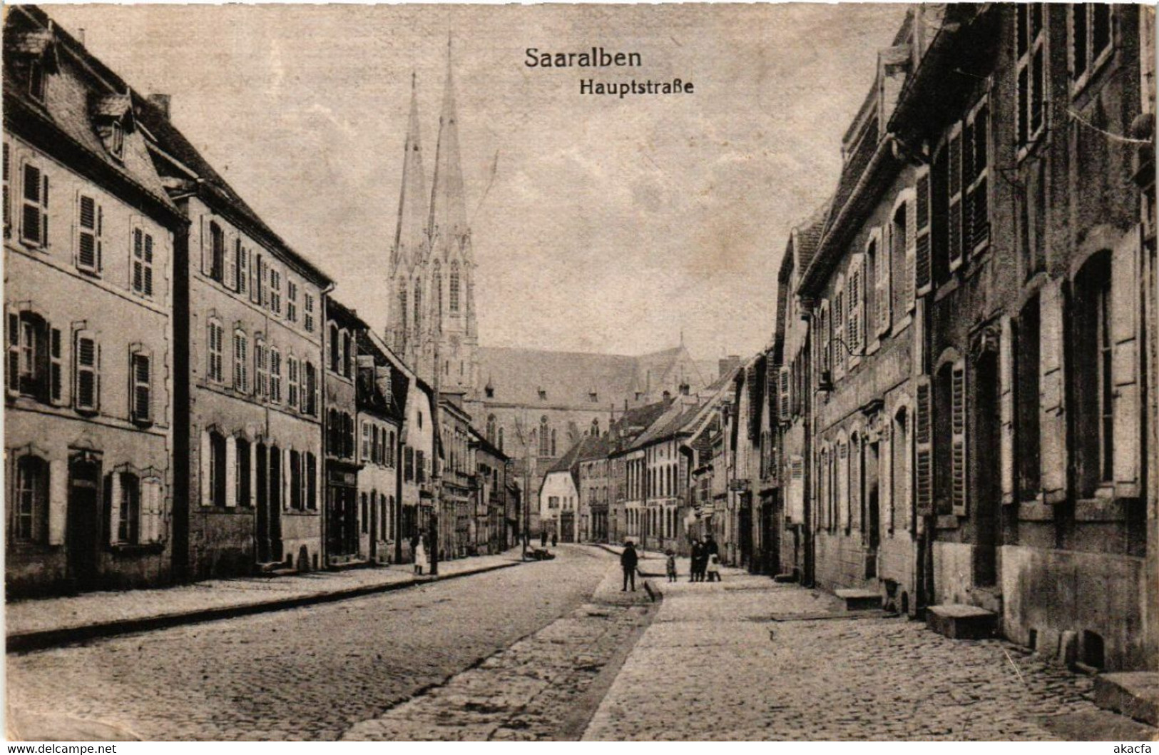 CPA AK SAARALBEN - Hauptstrasse (455132) - Sarralbe