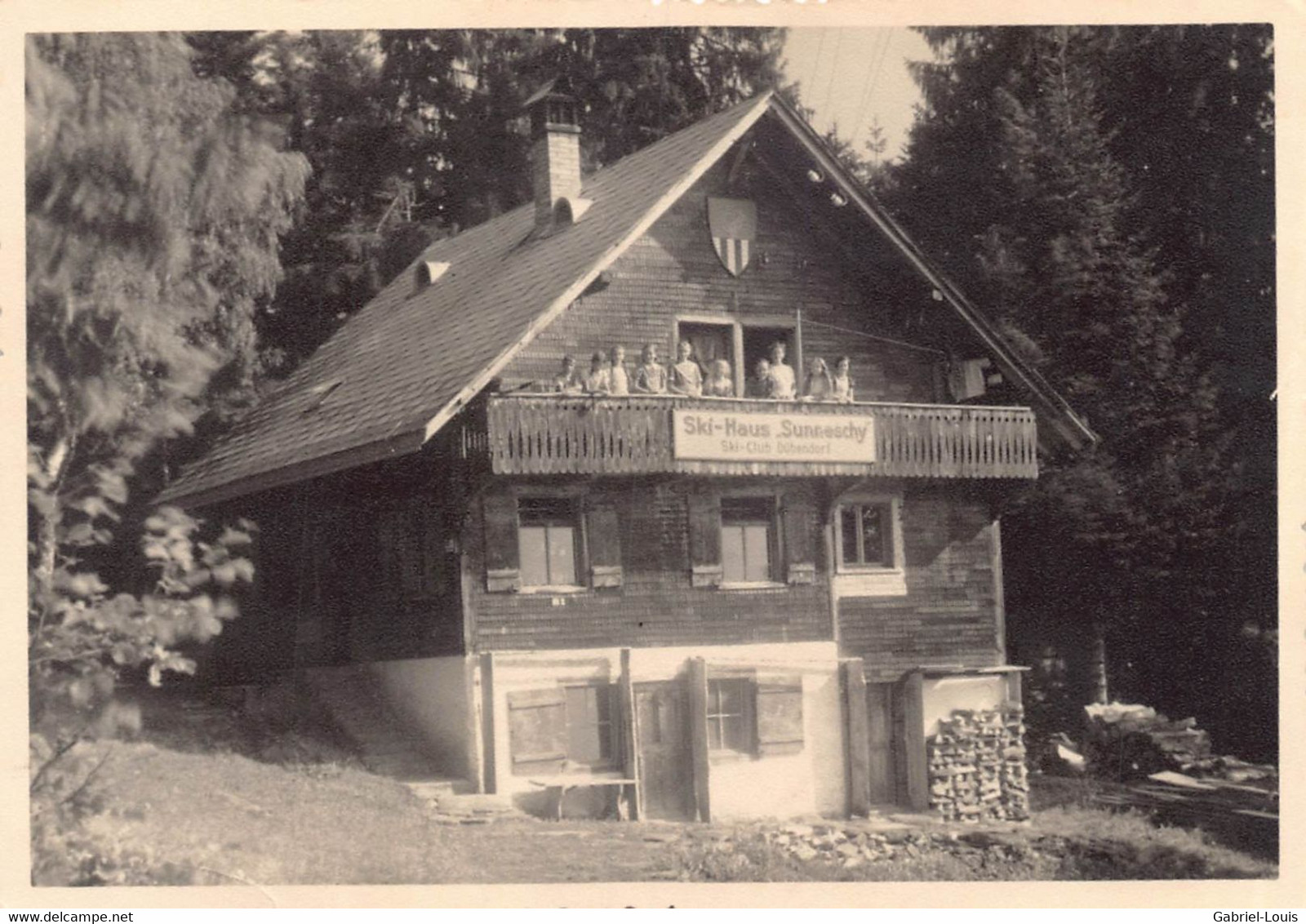 Skihaus Sunneschy Tannenbodenalp Flums: Ski-Haus  Skiclub Dübendorf  ( 10 X 15 Cm) Animée - Flums