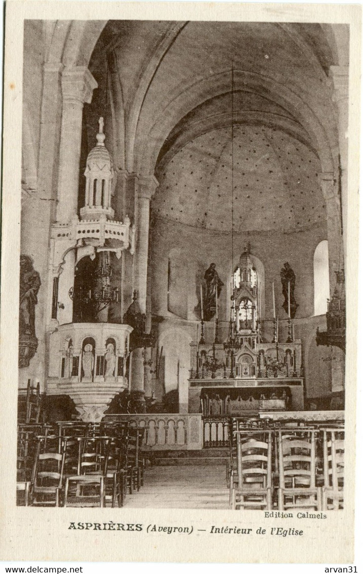 ASPRIERES - INTERIEUR De L' EGLISE - - Other & Unclassified