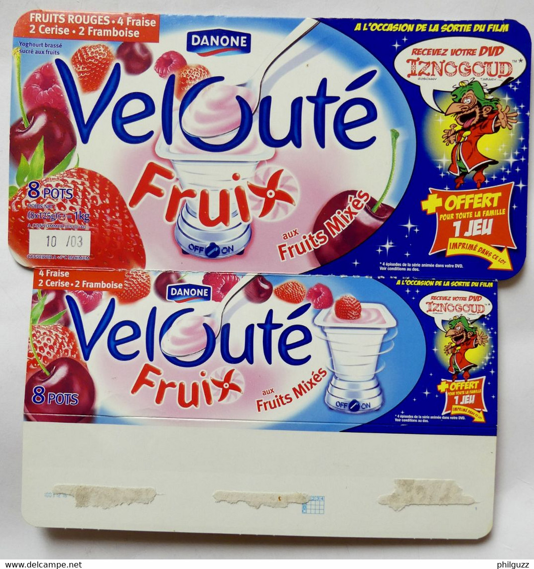 EMBALLAGE VELOUTE FRUIX DANONE BOITE IZNOGOUD 2005 TABARY LES ECHELLES PIEGEES - Objets Publicitaires