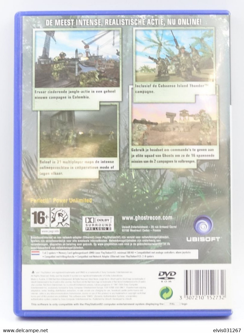 SONY PLAYSTATION TWO 2 PS2 : TOM CLANCY'S GHOST RECON JUNGLE STORM - UBISOFT - Playstation 2