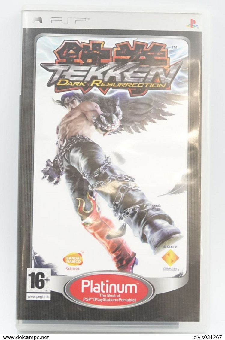 SONY PLAYSTATION PORTABLE PSP : TEKKEN DARK RESURRECTION - PLATINUM - BANDAI - PSP