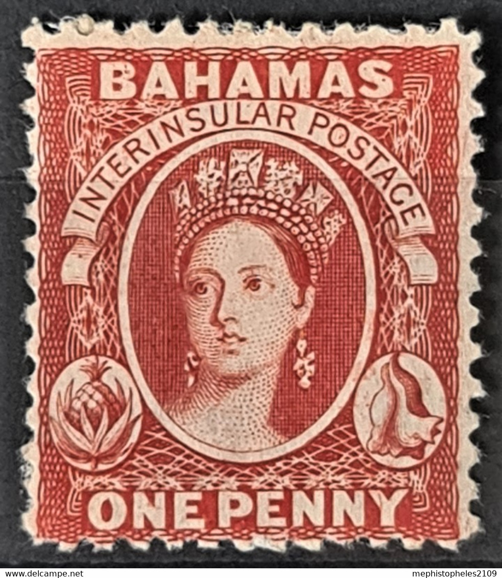 BAHAMAS 1862 - MLH - Sc# 5b - 1d - 1859-1963 Colonie Britannique