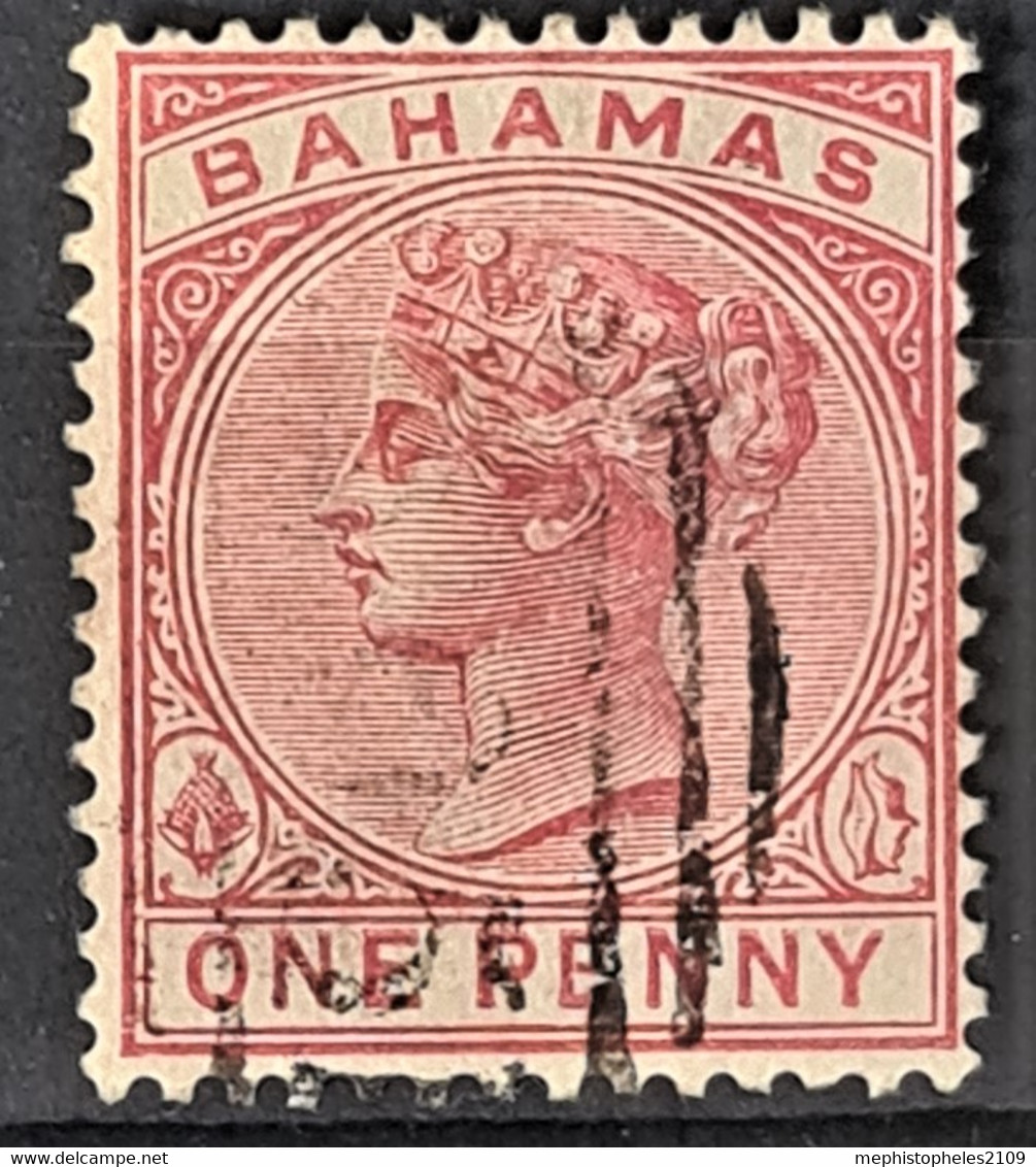 BAHAMAS 1884/90 - Canceled - Sc# 27 - 1d - 1859-1963 Crown Colony