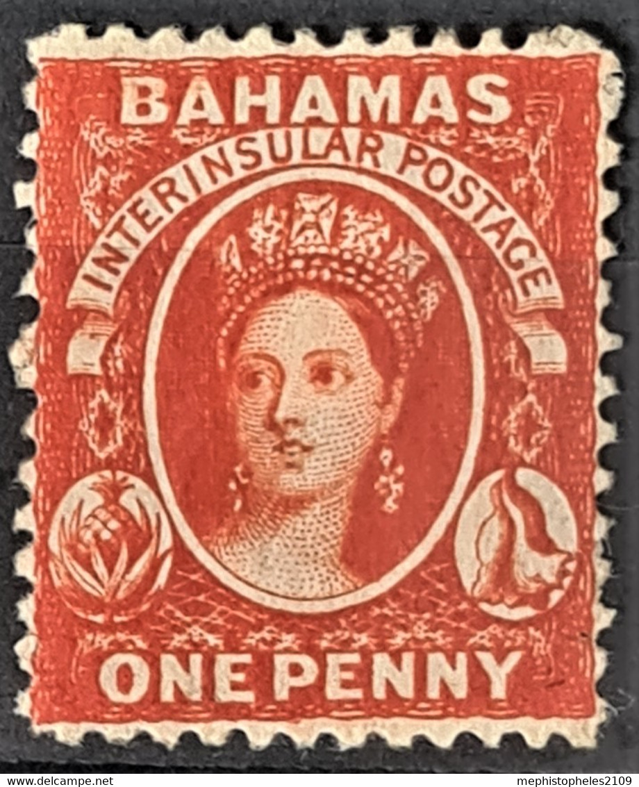 BAHAMAS 1862 - MLH - Sc# 5 - 1d - 1859-1963 Kronenkolonie