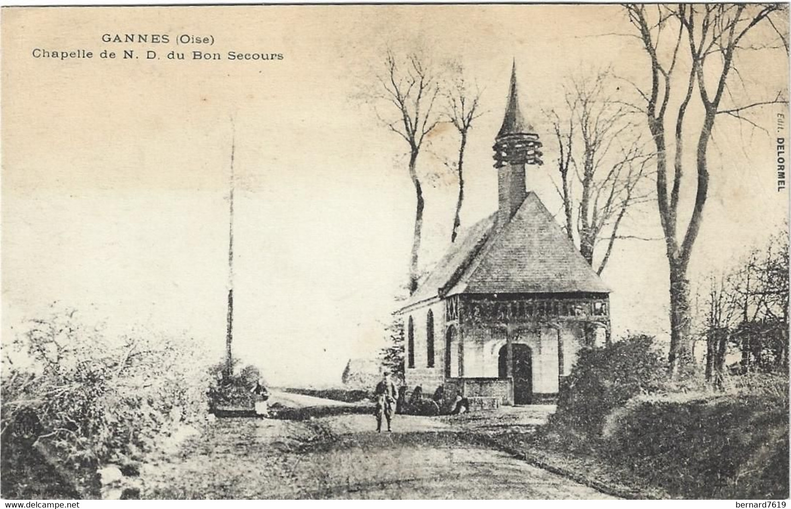 60  Gannes  - Chapelle  De Notre Dame  Du Bon Secours - Froissy