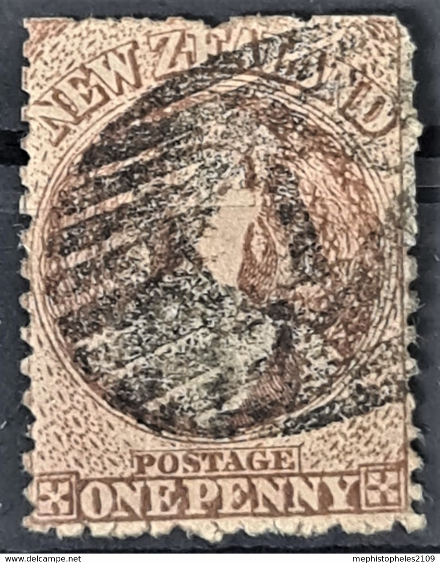 NEW ZEALAND 1871 - Canceled - Sc# 38 - 1d - Used Stamps