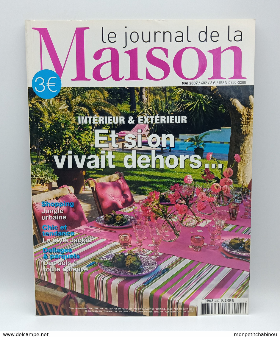 Le Journal De La Maison N°402 (Mai 2007) - Casa & Decorazione