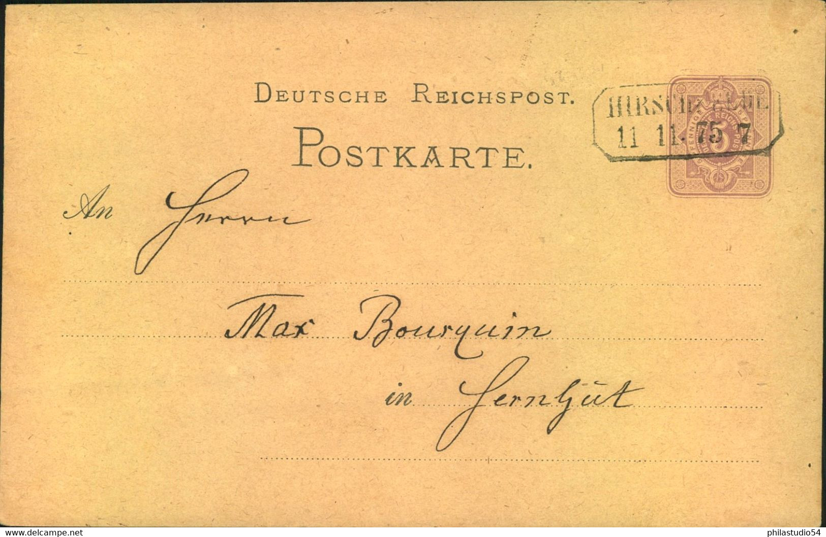 1868/1880, nachverwendete SACHSEN-Stempel, 23 Stück meist auf P1