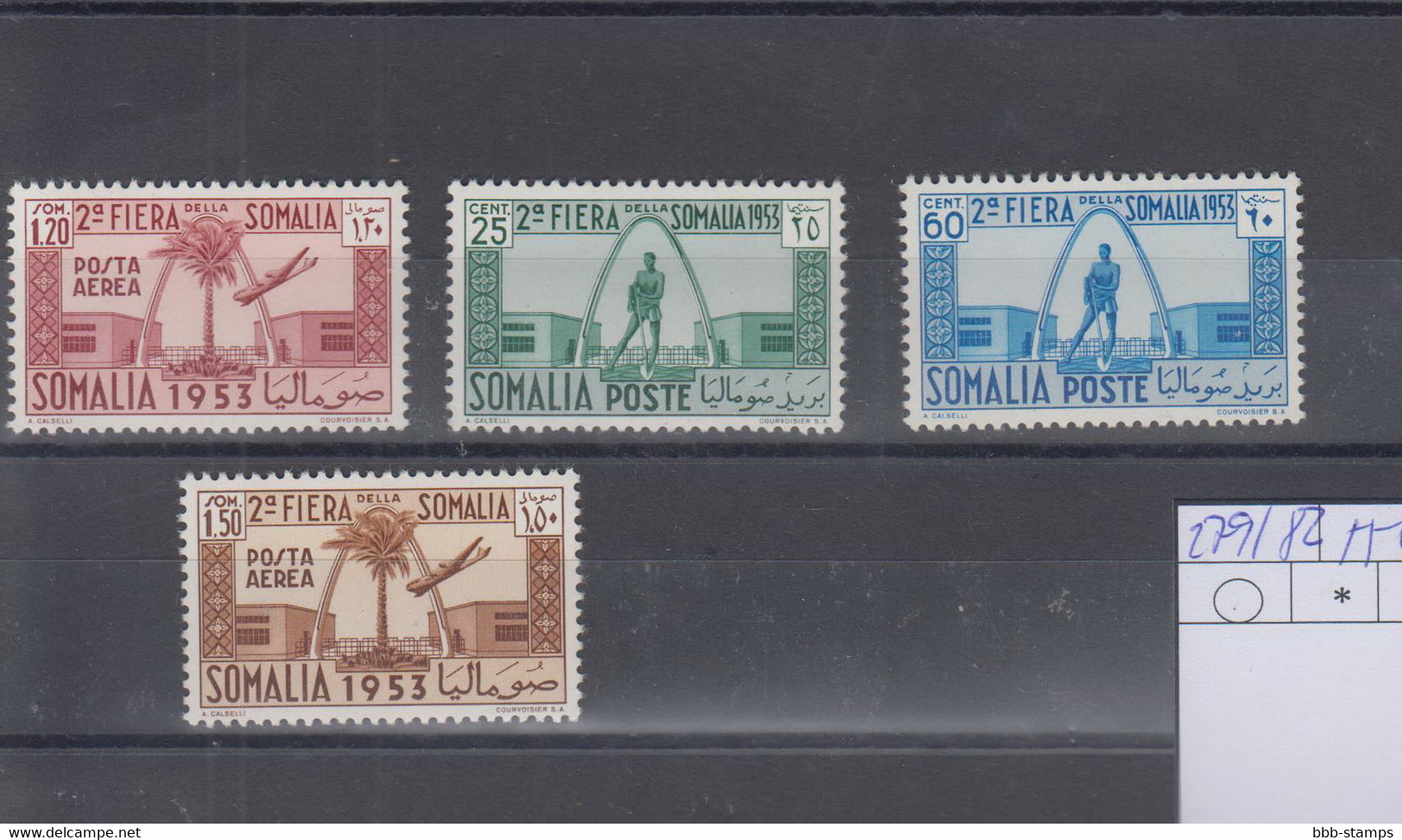 Somaliland Italienisch Michel Cat.No. Mnh/** 278/282 - Somalie