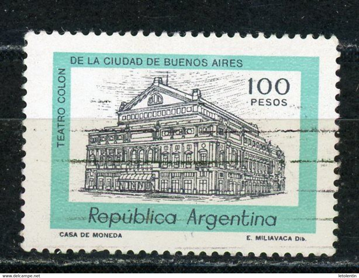 ARGENTINE - ARCHITECTURE - N° Yvert 1244 Obli. - Used Stamps