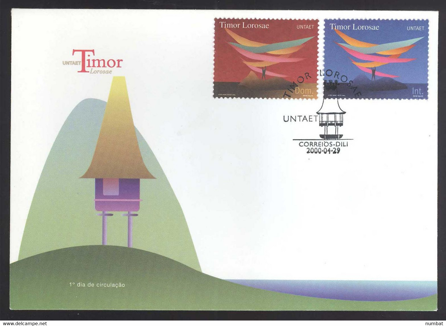 EAST TIMOR - 2000 UNITED NATIONS (UNTAET) FDC - Osttimor
