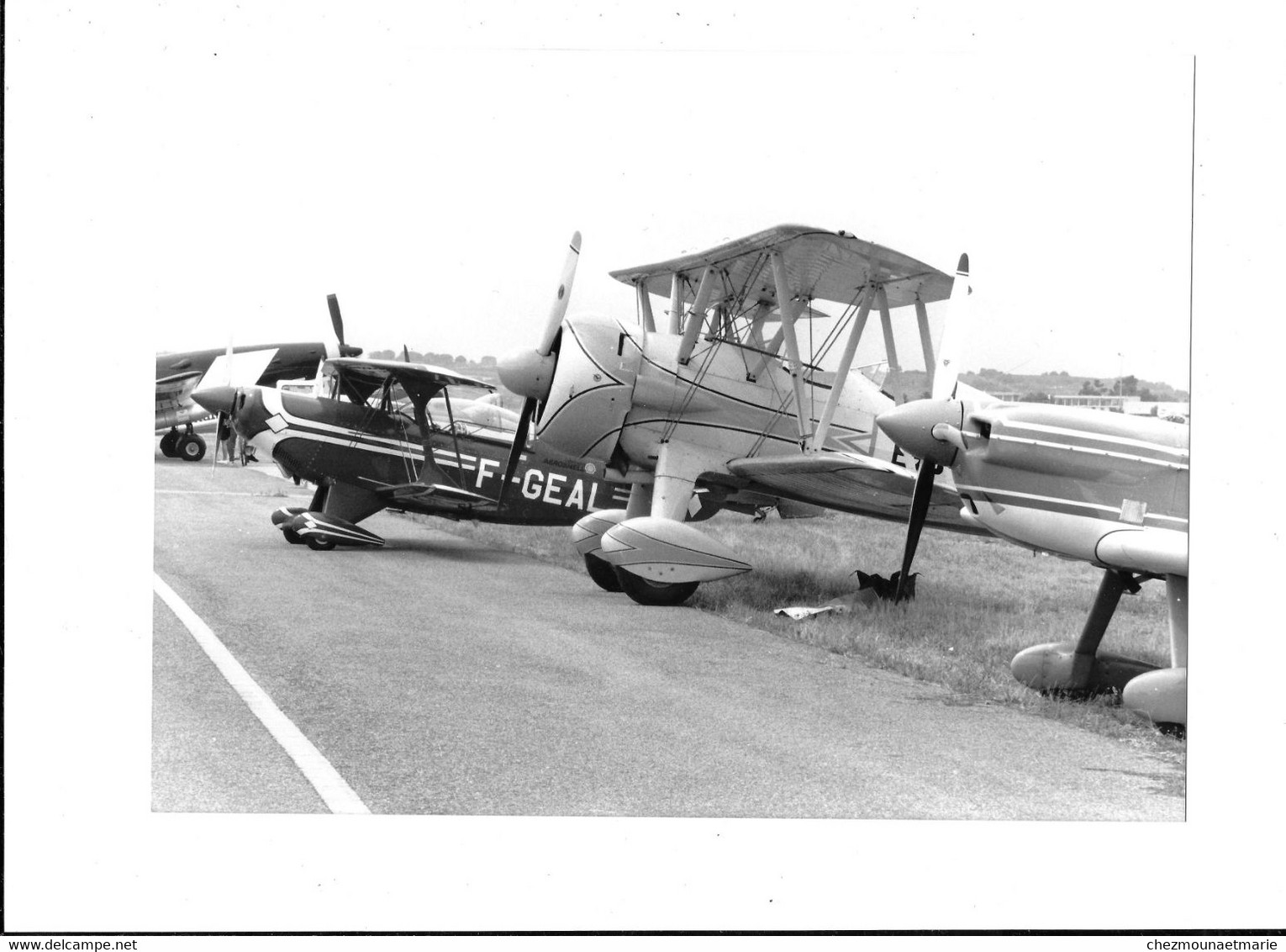 PERPIGNAN - AVIONS DONT F-GEAL PITTS S-2B DE CHRISTEN INDUSTRIES - MEETING AERIEN - PHOTO 24*18 CM DAVIAU 1994 - Aviation