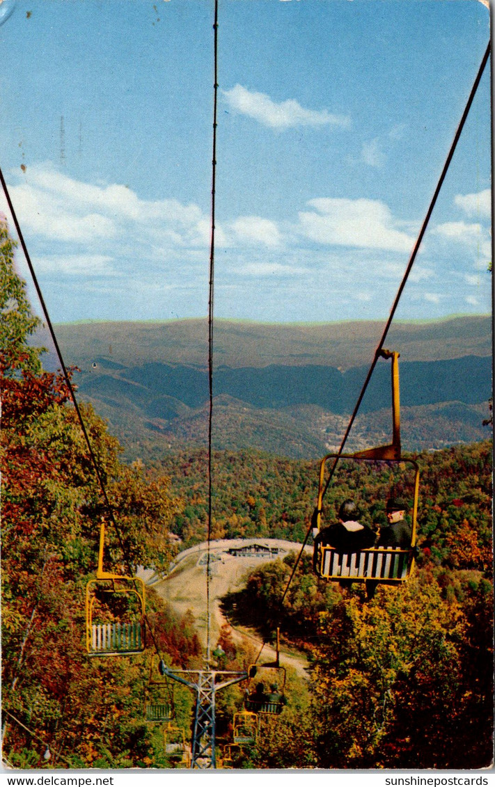 Tennessee Gatlinburg Ski Lift 1966 - Smokey Mountains