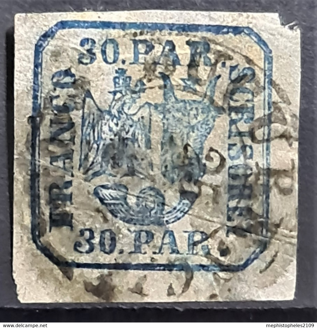 ROMANIA 1862 - Canceled - Sc# 14 - 1858-1880 Fürstentum Moldau