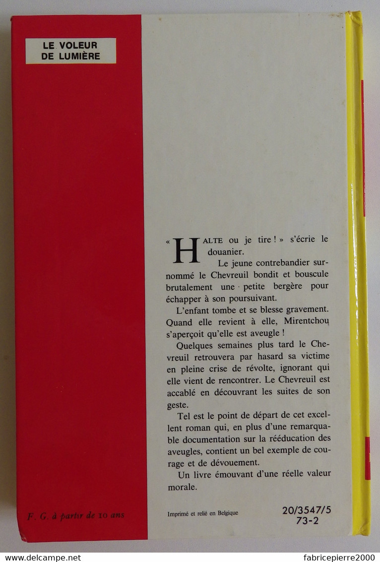 SAINT-MARCOUX - Le Voleur De Lumière Hachette 1970 Idéal-bibliothèque Ill François Batet - Ideal Bibliotheque