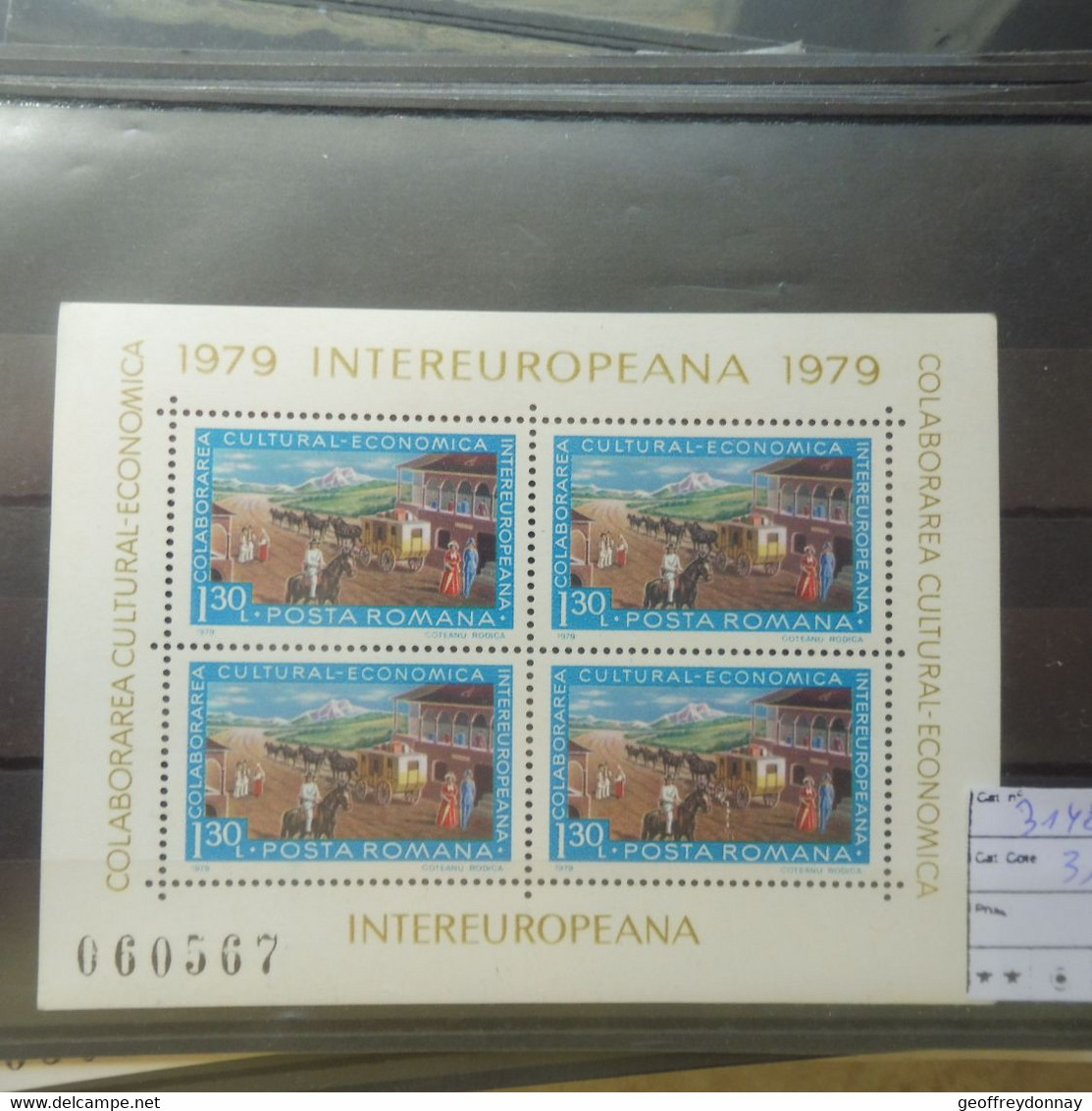 Neuf ** Mnh Perfect Parfait Etat Roumanie Romana Feuille Blad 3148 ( 1981 ) - Hojas Completas