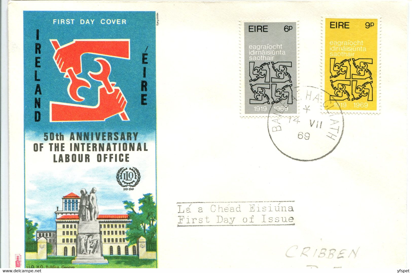 50 Years ILO, FDC Ireland - IAO