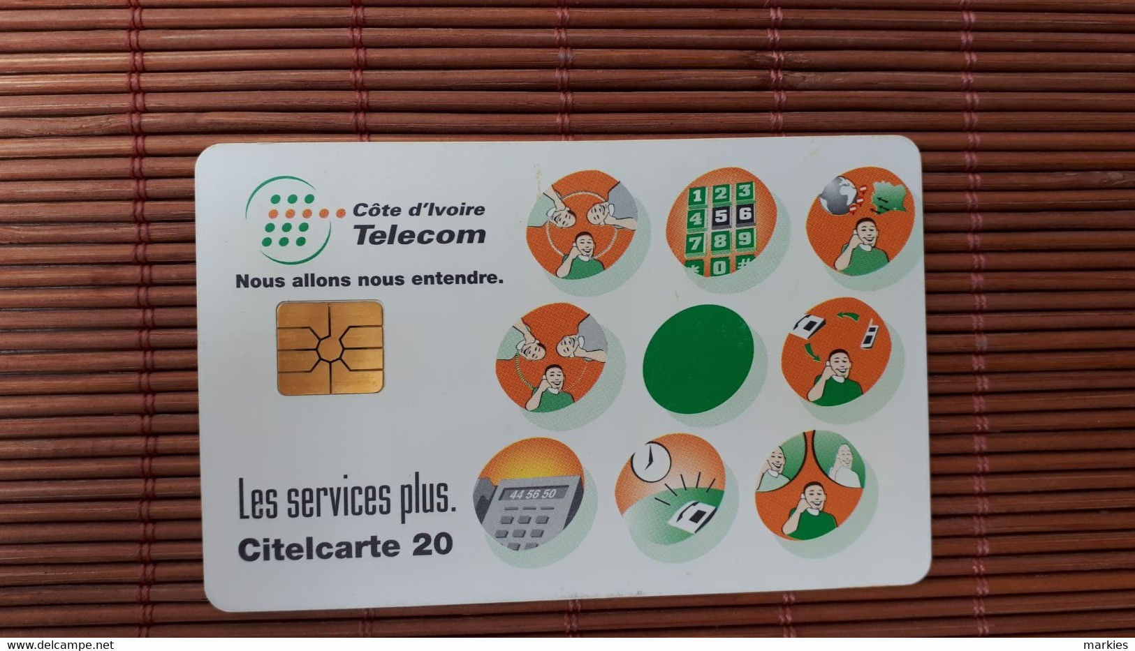 Phonecard Used Rare - Côte D'Ivoire