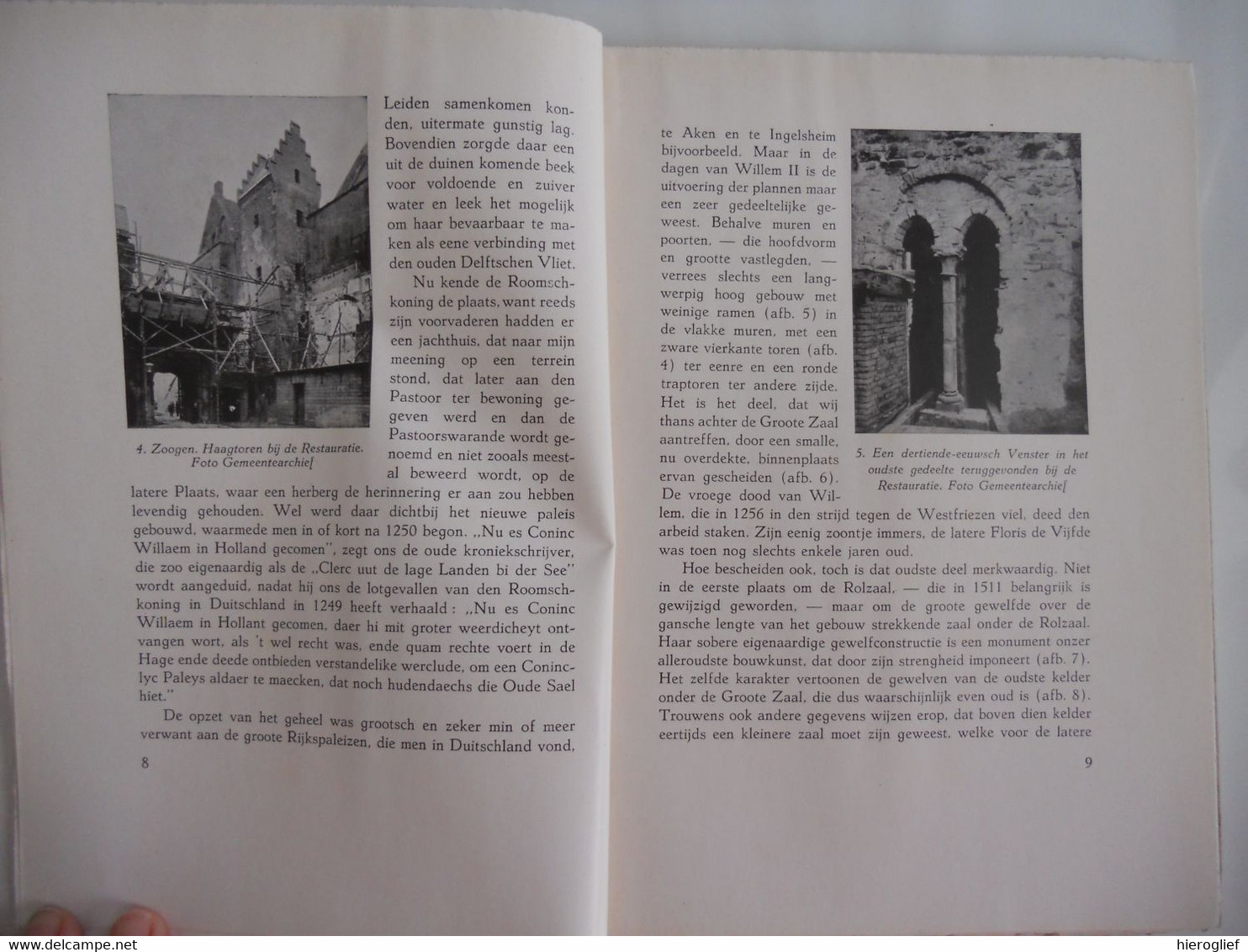 HET HAAGSCHE BINNENHOF Door Dr. H.E. Van Gelder Maerlantbibliotheek XII Den Haag Architectuur Hof Graven Staten-generaal - Histoire