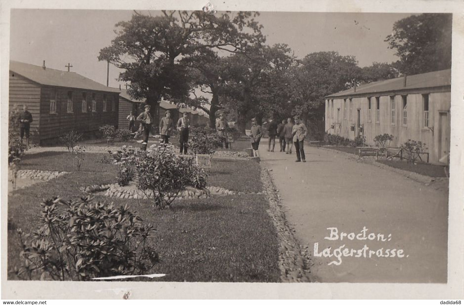 PHOTO ALLEMANDE - GUERRE 14-18 - BROCTON - CAMP DE PRISONNIERS - Guerra 1914-18