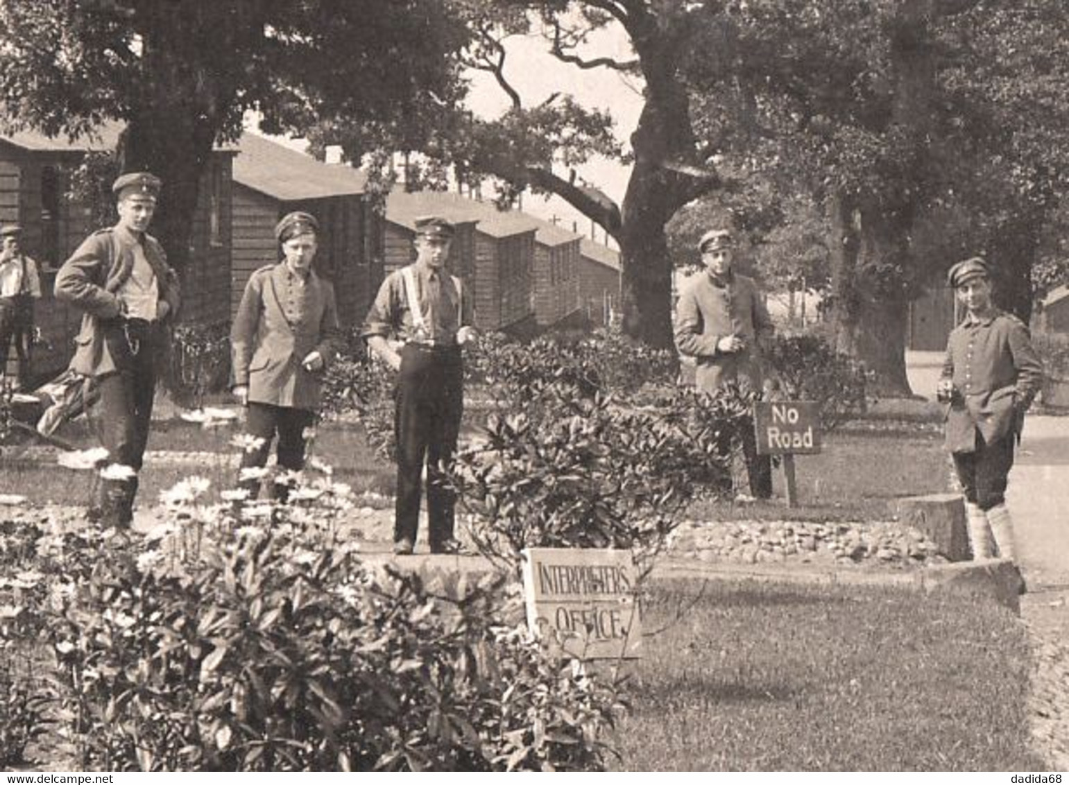 PHOTO ALLEMANDE - GUERRE 14-18 - BROCTON - CAMP DE PRISONNIERS - Guerra 1914-18