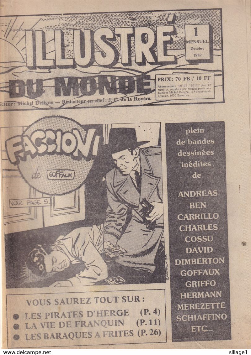 Le Journal Illustré Le Plus Grand Du Monde - Nos 1 2 3 Et 4 - Oct. Nov. Déc. 1982 & Janv. 1983 - Erstausgaben