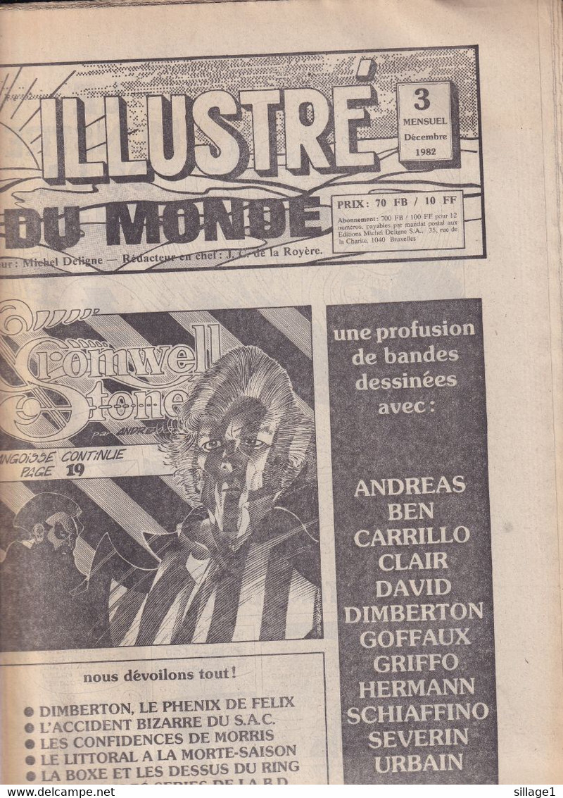 Le Journal Illustré Le Plus Grand Du Monde - Nos 1 2 3 Et 4 - Oct. Nov. Déc. 1982 & Janv. 1983 - Erstausgaben