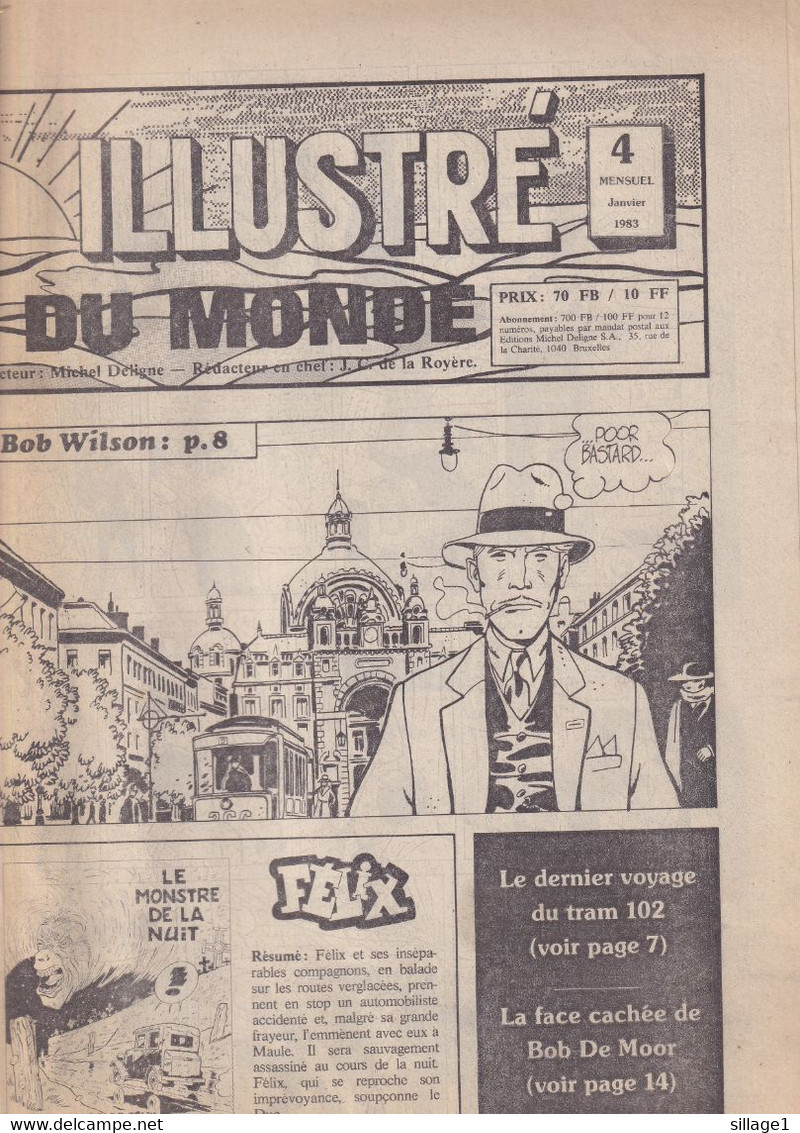 Le Journal Illustré Le Plus Grand Du Monde - Nos 1 2 3 Et 4 - Oct. Nov. Déc. 1982 & Janv. 1983 - First Copies