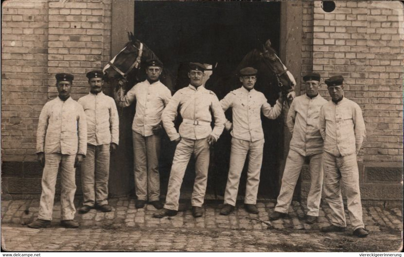 ! 1909 Fotokarte, Photo, Montigny, Pferde, Militaria, 1911 - Personen