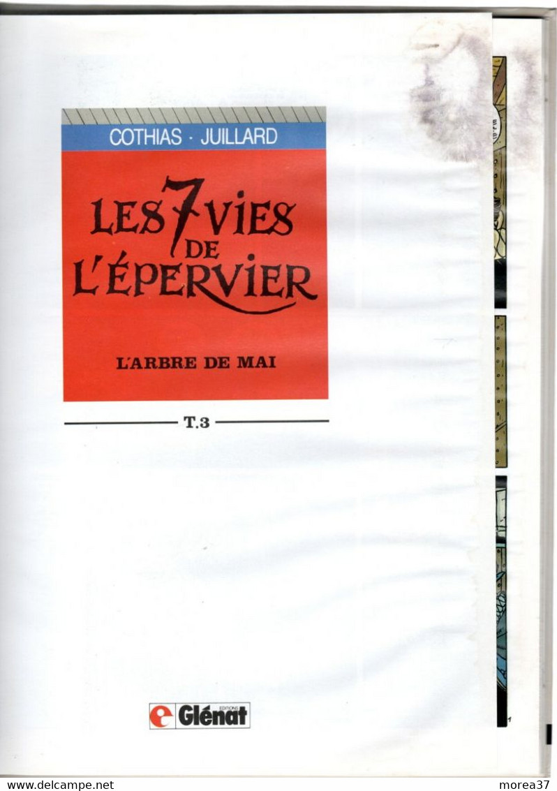 LES 7 VIES DE L'EPERVIER  "L'arbre De Mai "  Tome 3   EO   De COTHIAS  / JUILLARD   GLENAT - Sept Vies De L'Epervier, Les