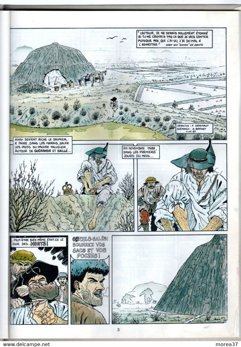 LES CHEMINS DE MALEFOSSE  "L'or Blanc  "  Tome 5  EO   De BARDET / DERMAUT  GLENAT   2 - Chemins De Malefosse, Les