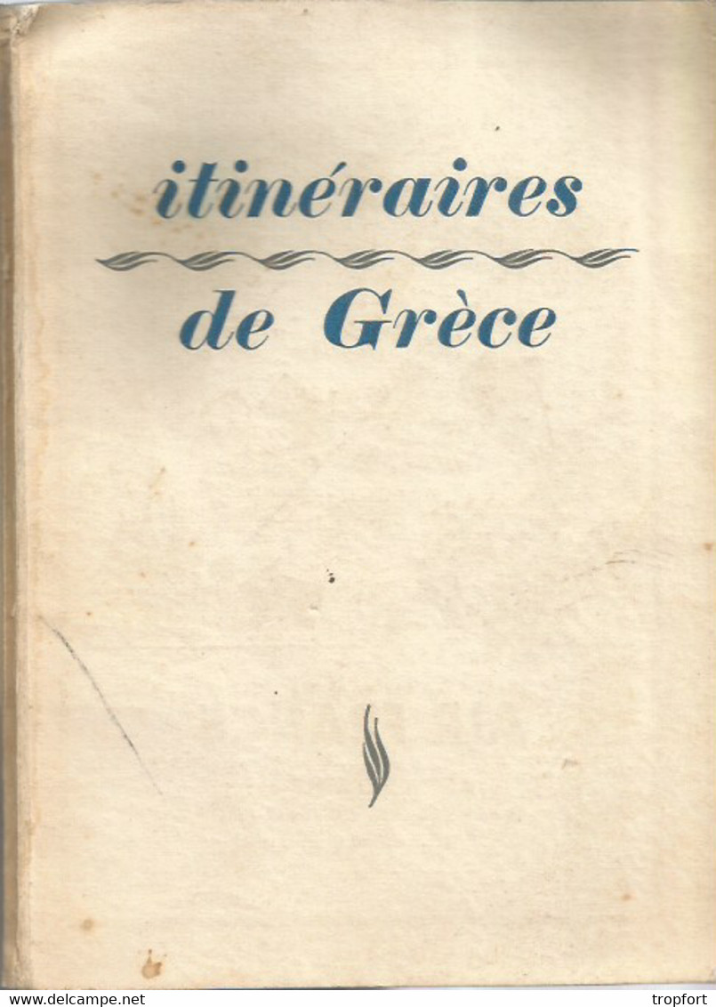 AO / LIVRET ITINERAIRES De  GRECE  Greece ATHENES Marmaria MYCENES ARGOS Nauplie ALTIS CORFOU Map - Tourisme