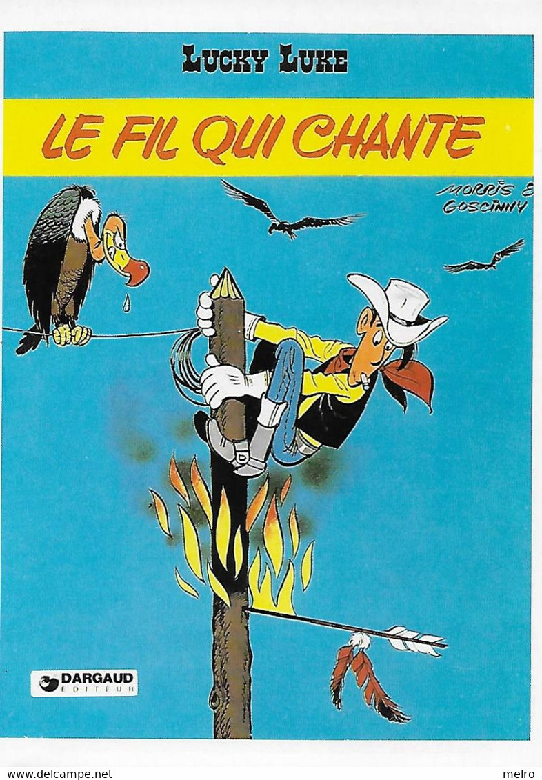 CPM - EDITIONS ARNO - LUCKY LUKE - 842/8- LE FIL QUI CHANTE, Par MORRIS & GOSCINNY - Comicfiguren