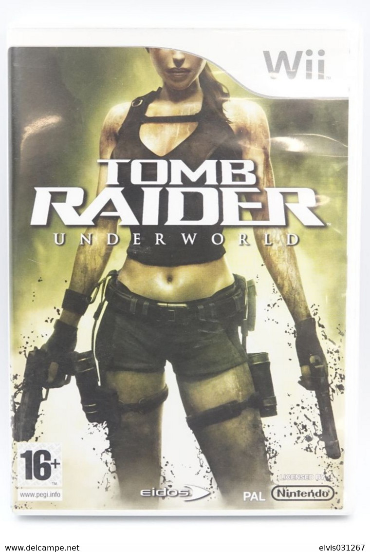 NINTENDO WII  : TOMB RAIDER UNDERWORLD Game - Wii